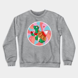 trippy drippy - Cute dark animal turtle Crewneck Sweatshirt